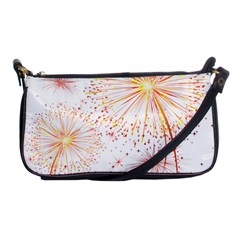 Fireworks Triangle Star Space Line Shoulder Clutch Bags by Mariart