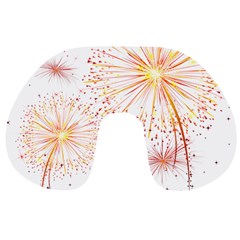 Fireworks Triangle Star Space Line Travel Neck Pillows by Mariart