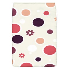 Polka Dots Flower Floral Rainbow Flap Covers (l)  by Mariart