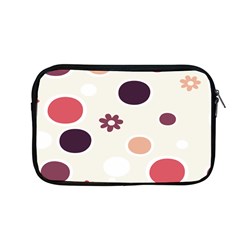 Polka Dots Flower Floral Rainbow Apple Macbook Pro 13  Zipper Case by Mariart