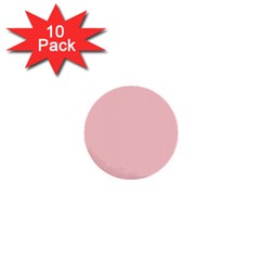 Red Polka Dots Line Spot 1  Mini Buttons (10 Pack) 