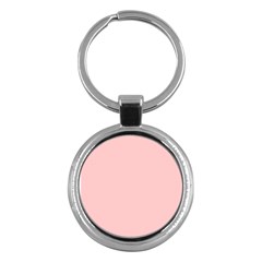 Red Polka Dots Line Spot Key Chains (round) 