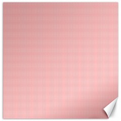 Red Polka Dots Line Spot Canvas 12  X 12  