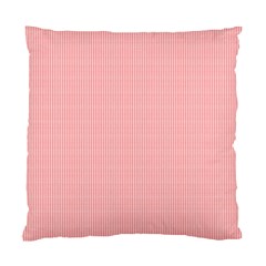 Red Polka Dots Line Spot Standard Cushion Case (one Side)