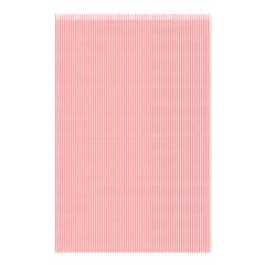 Red Polka Dots Line Spot Shower Curtain 48  X 72  (small)  by Mariart