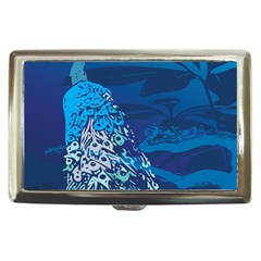 Peacock Bird Blue Animals Cigarette Money Cases by Mariart