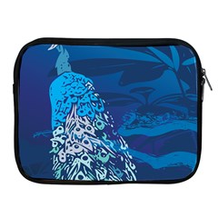 Peacock Bird Blue Animals Apple Ipad 2/3/4 Zipper Cases