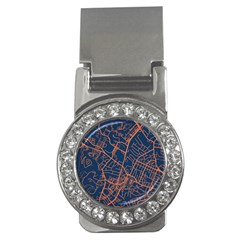 Virginia Map Art City Money Clips (cz) 