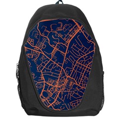 Virginia Map Art City Backpack Bag