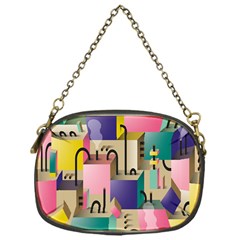 Magazine Balance Plaid Rainbow Chain Purses (one Side)  by Mariart