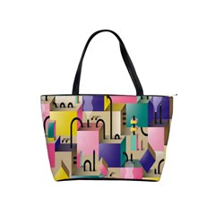 Magazine Balance Plaid Rainbow Shoulder Handbags by Mariart