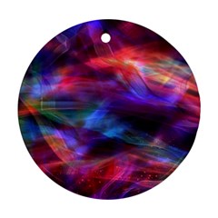 Abstract Shiny Night Lights 7 Ornament (Round)