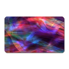 Abstract Shiny Night Lights 7 Magnet (Rectangular)