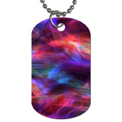 Abstract Shiny Night Lights 7 Dog Tag (One Side)