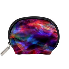 Abstract Shiny Night Lights 7 Accessory Pouches (Small) 