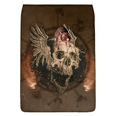 Awesome Creepy Skull With Rat And Wings Flap Covers (L) 