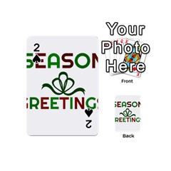 Season Greetings Playing Cards 54 (mini)  by Colorfulart23