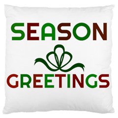 Season Greetings Standard Flano Cushion Case (one Side) by Colorfulart23