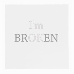 I Am Ok - Broken Medium Glasses Cloth by Valentinaart
