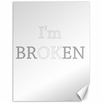 I am OK - Broken Canvas 18  x 24   17.8 x23.08  Canvas - 1