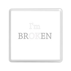 I Am Ok - Broken Memory Card Reader (square)  by Valentinaart