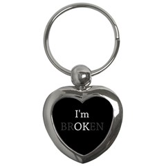 I Am Ok - Broken Key Chains (heart)  by Valentinaart