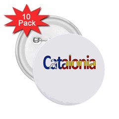 Catalonia 2 25  Buttons (10 Pack)  by Valentinaart