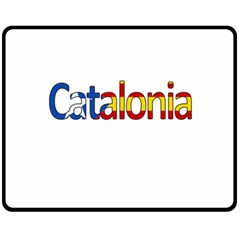 Catalonia Fleece Blanket (medium)  by Valentinaart