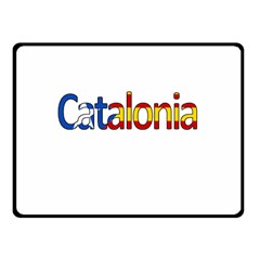 Catalonia Double Sided Fleece Blanket (small)  by Valentinaart