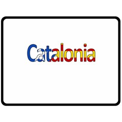 Catalonia Double Sided Fleece Blanket (large)  by Valentinaart