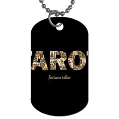 Tarot Fortune Teller Dog Tag (one Side) by Valentinaart