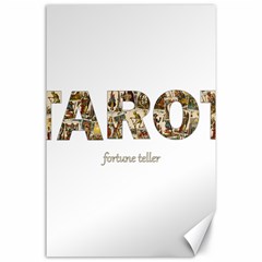 Tarot Fortune Teller Canvas 24  X 36  by Valentinaart