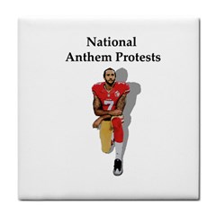National Anthem Protest Tile Coasters by Valentinaart