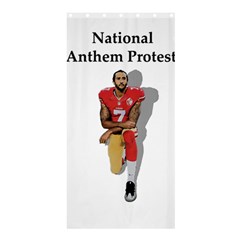 National Anthem Protest Shower Curtain 36  X 72  (stall)  by Valentinaart