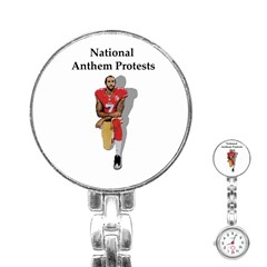 National Anthem Protest Stainless Steel Nurses Watch by Valentinaart