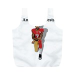 National Anthem Protest Full Print Recycle Bags (M)  Back