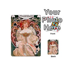 Alfons Mucha   F  Champenois Imprimeur ¨|diteur Playing Cards 54 (mini) 