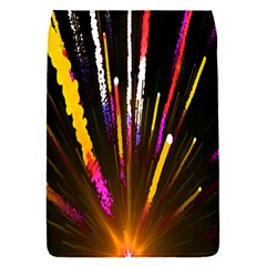 Seamless Colorful Light Fireworks Sky Black Ultra Flap Covers (S) 