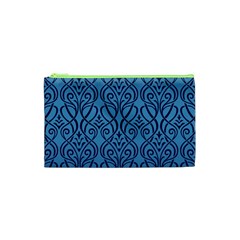 Art Nouveau Teal Cosmetic Bag (xs) by NouveauDesign