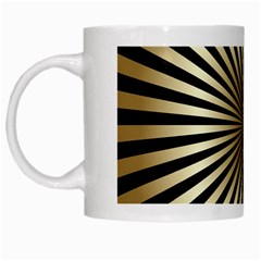 Art Deco Goldblack White Mugs by NouveauDesign