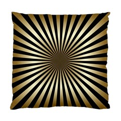 Art Deco Goldblack Standard Cushion Case (one Side) by NouveauDesign