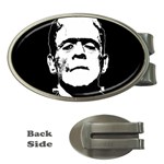 Frankenstein s monster Halloween Money Clips (Oval)  Front