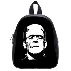 Frankenstein s Monster Halloween School Bag (small) by Valentinaart