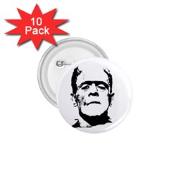 Frankenstein s Monster Halloween 1 75  Buttons (10 Pack) by Valentinaart