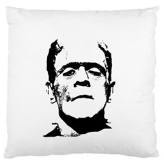 Frankenstein s Monster Halloween Large Flano Cushion Case (one Side) by Valentinaart