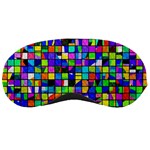 Colorful squares pattern                             Sleeping Mask Front