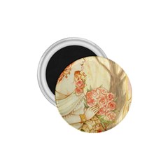 Beautiful Art Nouveau lady 1.75  Magnets