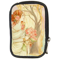 Beautiful Art Nouveau Lady Compact Camera Cases by NouveauDesign