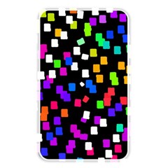 Colorful Rectangles On A Black Background                                 Memory Card Reader (rectangular) by LalyLauraFLM