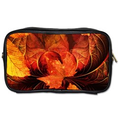 Ablaze With Beautiful Fractal Fall Colors Toiletries Bags 2-side by jayaprime